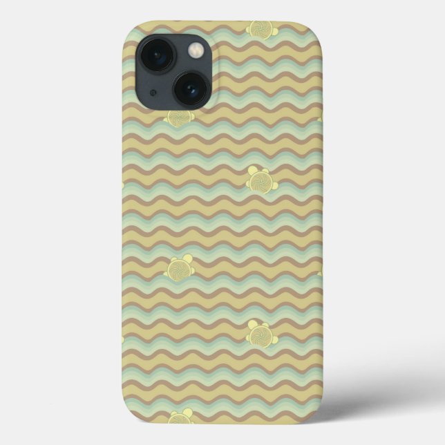 colourful abstract pattern, waves Case-Mate iPhone case (Back)