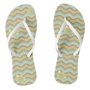colourful abstract pattern, waves jandals