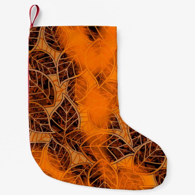 Colourful abstract patternmodern,abstract,art,arti small christmas stocking (Front)