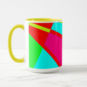 Colourful Abstract Patterns Art Mug