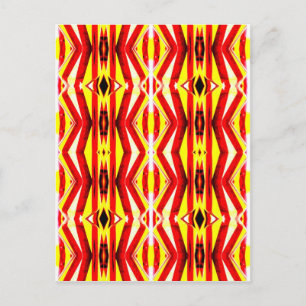 Colourful abstract postcard