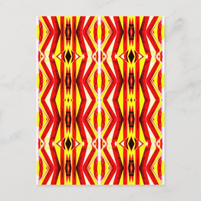 Colourful abstract postcard (Front)