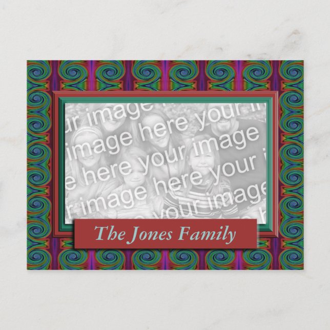 Colourful Abstract Postcard (Front)