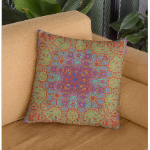 Colourful Abstract Psychedelic Floral Pattern