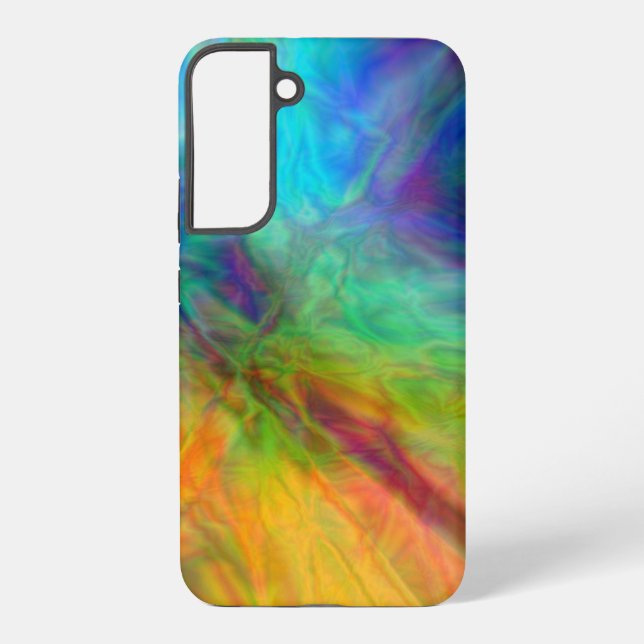 Colourful Abstract Samsung Galaxy S22+ Case (Back)