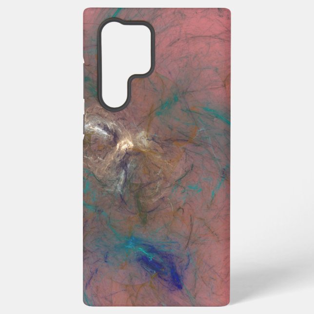 Colourful abstract samsung galaxy s22 ultra case (Back)