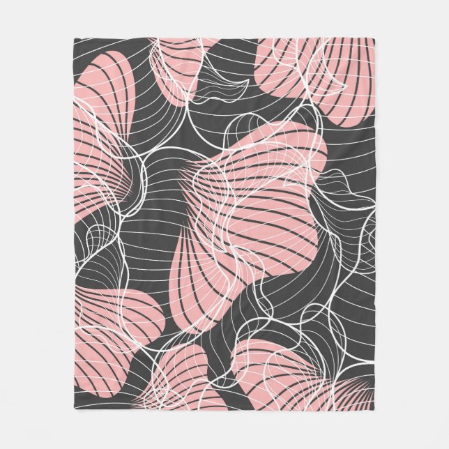 Colourful abstract, seamless artistic pattern. fleece blanket (Front)