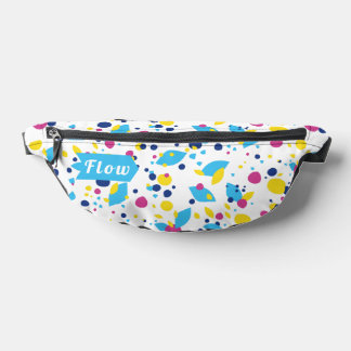 Colourful abstract shapes. bum bags