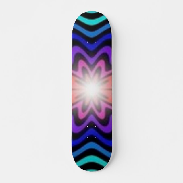 Colourful Abstract Skateboard (Front)