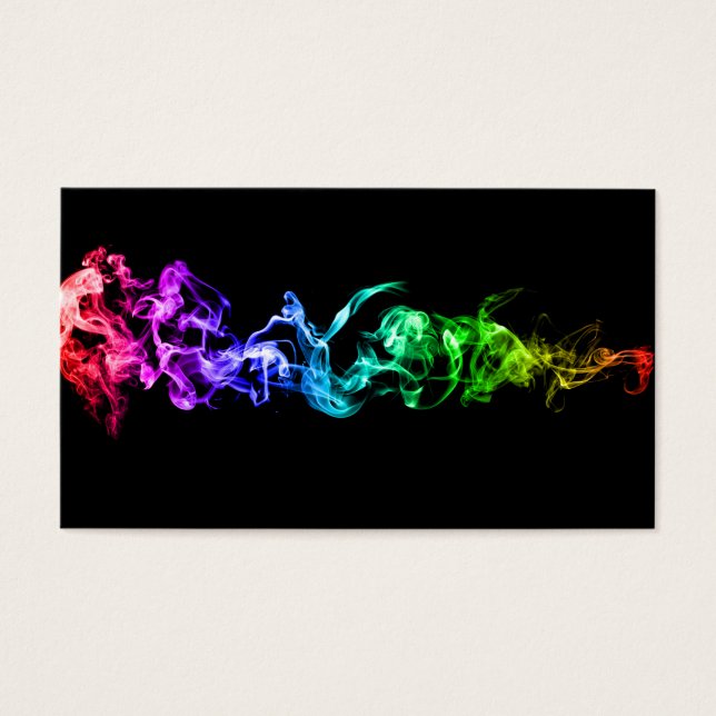 Colourful Abstract Smoke - A Rainbow in the Dark (Front)