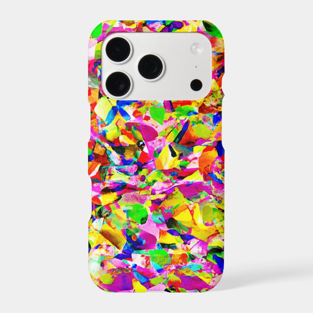 Colourful Abstract Spectrum Pattern (Back)