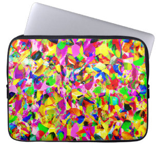 Colourful Abstract Spectrum Pattern Laptop Sleeve