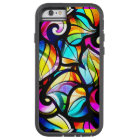 Colourful Abstract Stained Glass Design