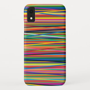 Colourful abstract stripes design Case-Mate iPhone case