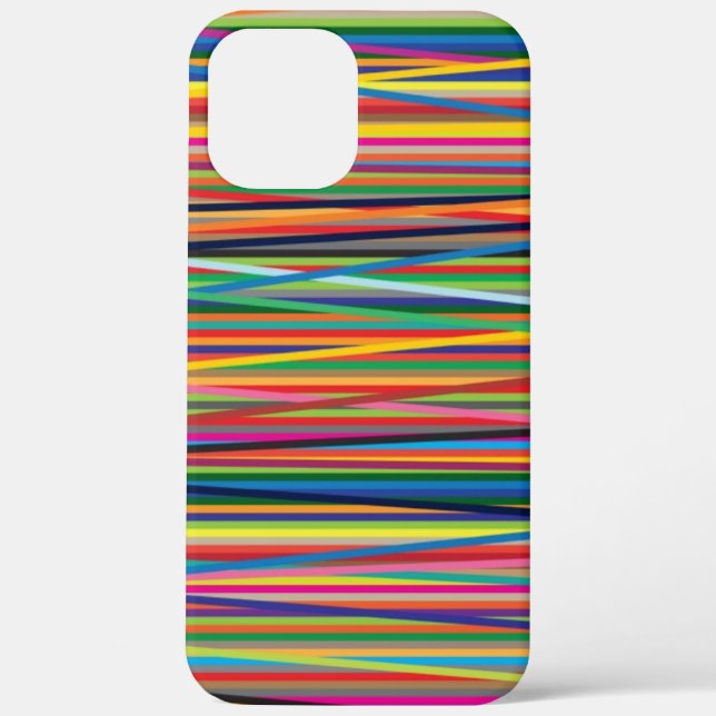 Colourful abstract stripes design Case-Mate iPhone case (Back)