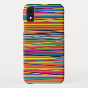 Colourful abstract stripes design Case-Mate iPhone case