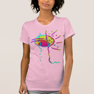 Colourful Abstract Sun Art to Wear T-Shirt