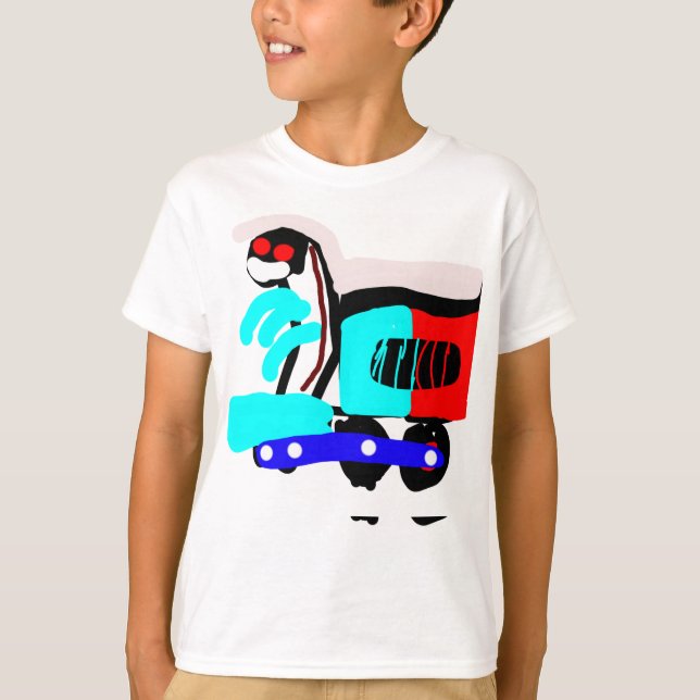 colourful abstract T-Shirt (Front)