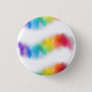Colourful Abstract Template Modern Rainbow Colours 3 Cm Round Badge