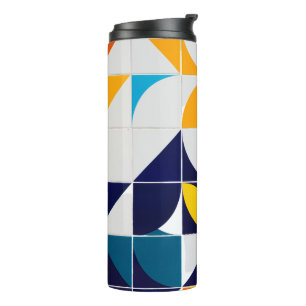 Colourful Abstract Thermal Tumbler