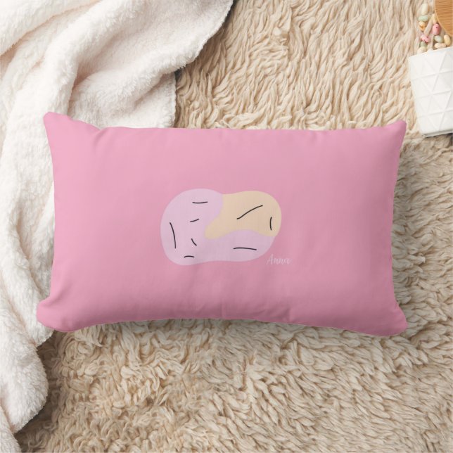 Colourful Abstract Throw Pillow (Blanket)