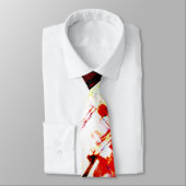 Colourful Abstract Tie (Tied)