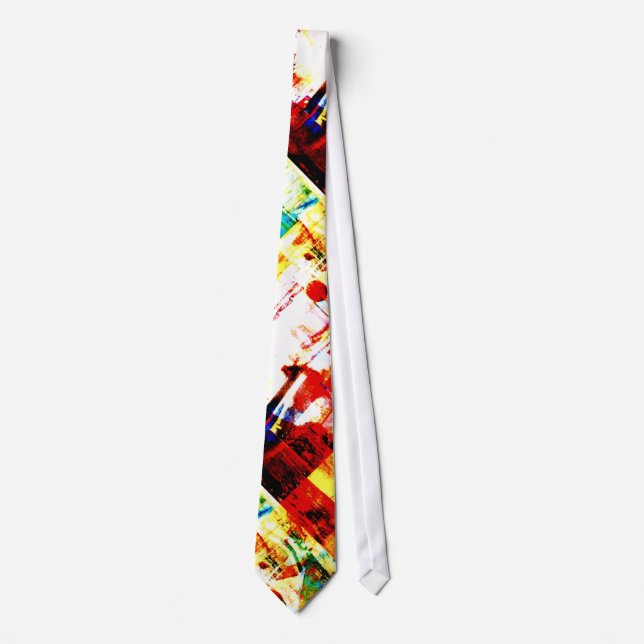 Colourful Abstract Tie (Front)