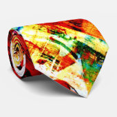 Colourful Abstract Tie (Rolled)