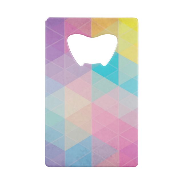 Colourful abstract triangles background (Front)