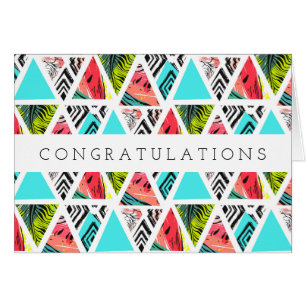 Colourful Abstract Tropical Pattern