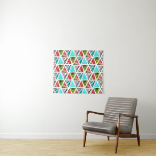 Colourful Abstract Tropical Pattern Tapestry