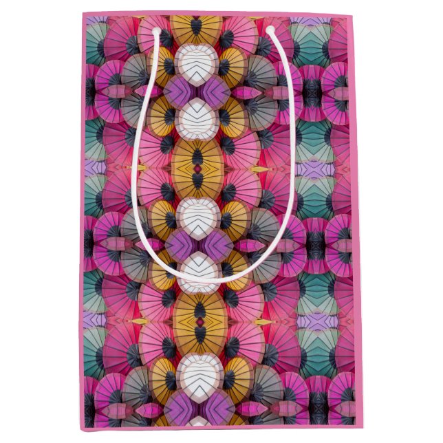 Colourful Abstract Umbrellas Gift Bag (Front)