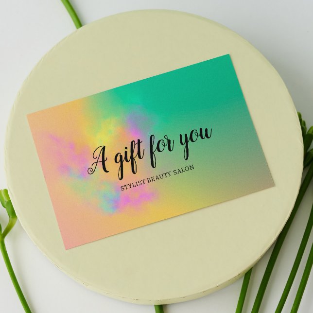 Colourful Abstract Watercolor Hair Beauty Salon (Colourful Abstract Watercolor Hair Beauty Salon)