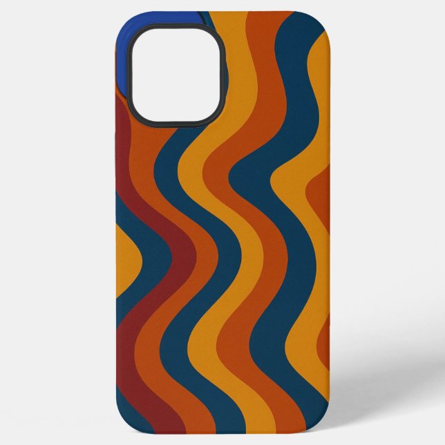 Colourful Abstract Waves Case-Mate iPhone Case (Back)