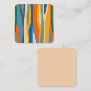 Colourful Abstract Wild Stripes Pattern Card