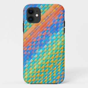 Colourful Abstract Woven Digital Pattern Case-Mate iPhone Case