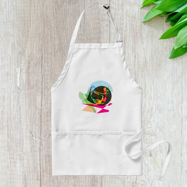 Colourful Abstract Yoga Pose Fitness and Wellness Standard Apron (Creator Uploaded)