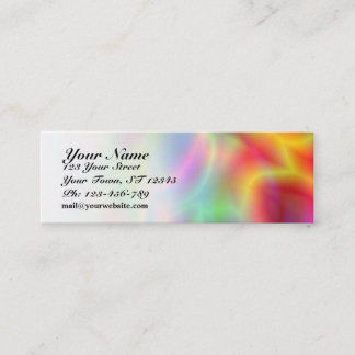 Colourful Abstraction Skinny Business Card