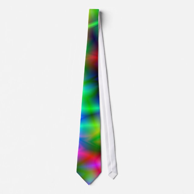 Colourful abstraction Tie (Front)
