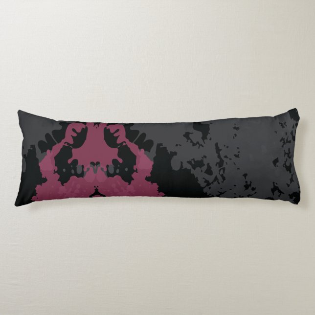 Colourful Abstractions: A Fusion of Splashes Body Cushion (Front)