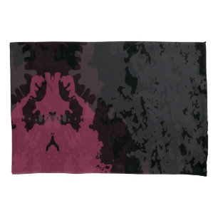 Colourful Abstractions: A Fusion of Splashes Pillowcase