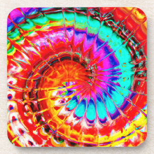 Colourful Abstractions Pattern Art Coaster