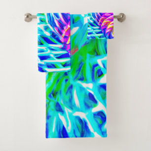 Colourful Abstractions Pattern Bath Towel Set