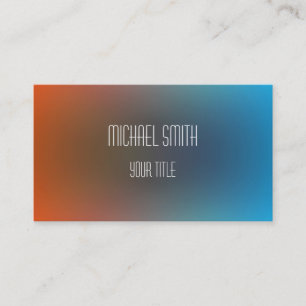 Colourful Acrylic Abstract Business Card