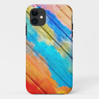 Colourful Acrylic Painting on Wood #2