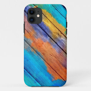 Colourful Acrylic Painting on Wood #3 Case-Mate iPhone Case