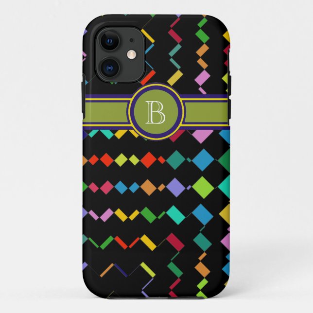 colourful add initial geometric Case-Mate iPhone case (Back)