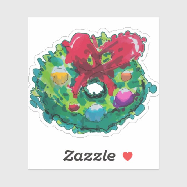 Colourful Advent Wreath (Sheet)