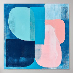 Colourful Aesthetic Decor Expressive Abstract Wal