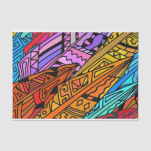 Colourful African Design Tissue Paper